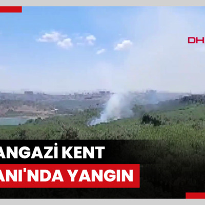 Sultangazi Kent Ormanı'nda yangın
