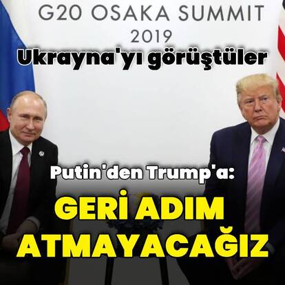 Trump Putin görüşmesi sona erdi