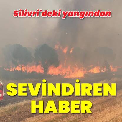 Silivri'deki yangın söndürüldü