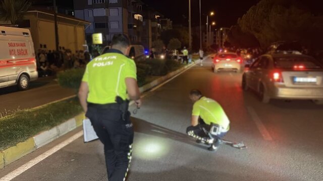 Otomobilin çarptığı yaya öldü