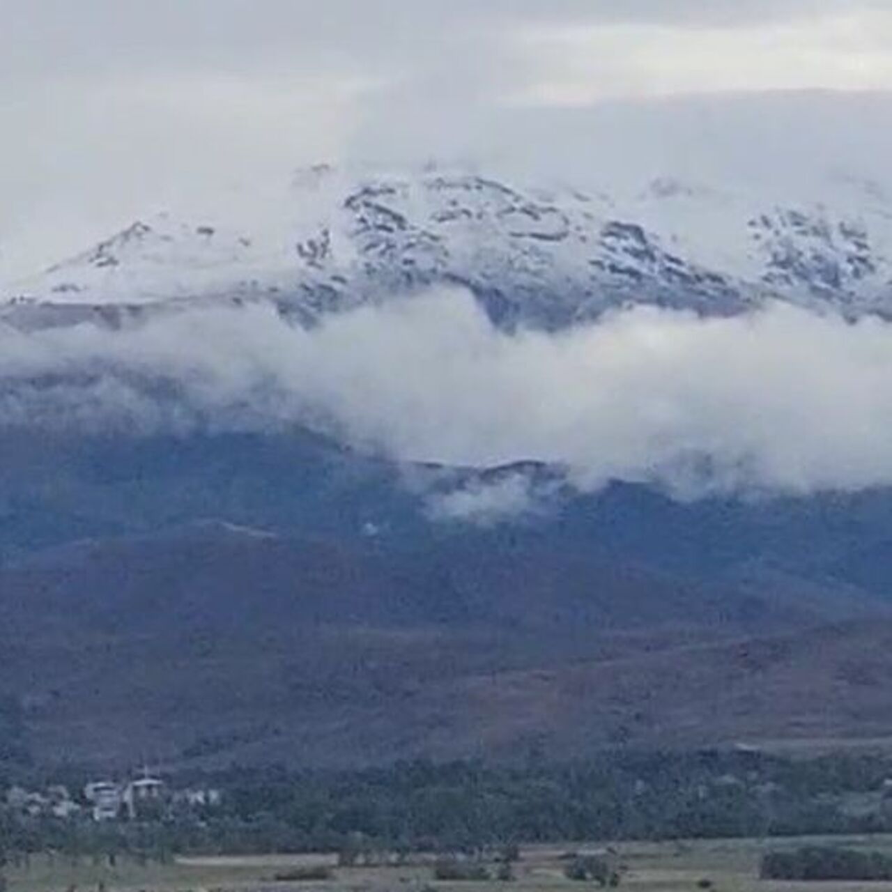 Temmuz ayında bir kentte kar sürprizi!
