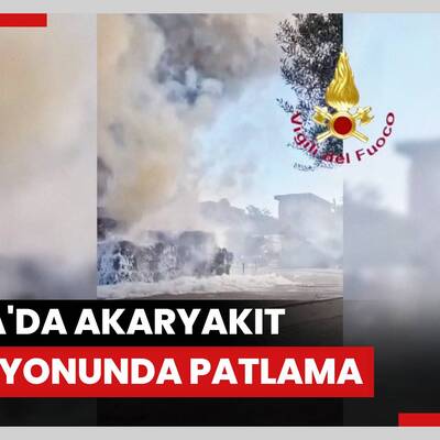 Roma'da akaryakıt istasyonunda patlama
