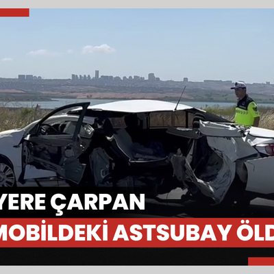 Çatalca'da bariyere çarpan otomobildeki astsubay öldü, 2 uzman çavuş yaralandı
