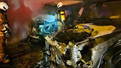 Lüks cipler kundaklandı