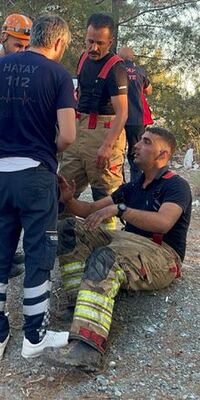 İtfaiye eri hastane teklifini reddetti