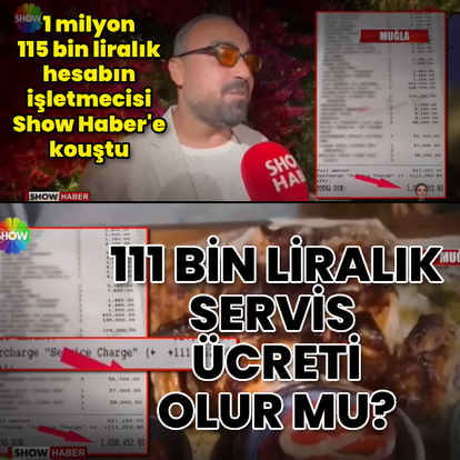 111 bin liralık servis ücreti olur mu?