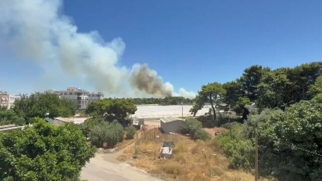 Muratpaşa'daki yangın kontrol altında