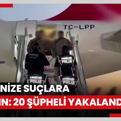 Bakan Yerlikaya, 3 ayrı organize suç örgütüne yönelik operasyonda 20 şüphelinin yakalandığını bildirdi