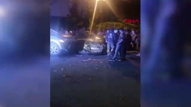 Mardin'de düğün konvoyunda kaza