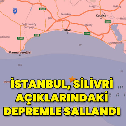 İstanbul, Silivri açıklarındaki depremle sallandı