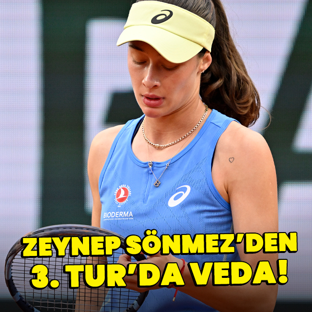 Zeynep Sönmez'den 3. turda veda!