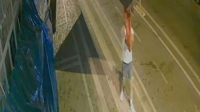 Türk bayrağını alan turiste adli kontrol