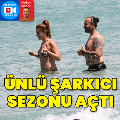 Ünlü şarkıcı sezonu açtı
