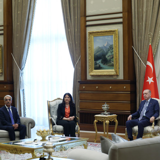 Cumhurbaşkanı Erdoğan, DEM Parti heyetini kabul etti