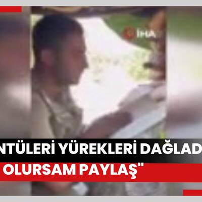 Bitlisli şehidin "Şehit Olursam Paylaş" dediği görüntüleri yürek dağladı
