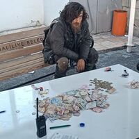 Dilencinin üzerinden 20 bin lira çıktı | Son dakika haberleri