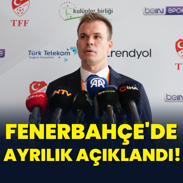 Fenerbahçe, Okan Özkan'ın ayrılığını açıkladı!