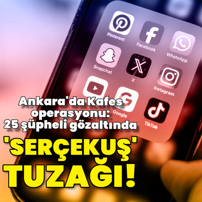 Sosyal medyada kadın profiliyle tehdit operasyonu: 25 gözaltı