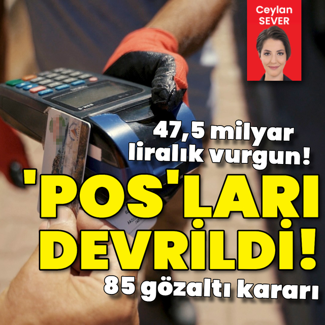 Pos vurgunu! Tam 47,5 milyar lira