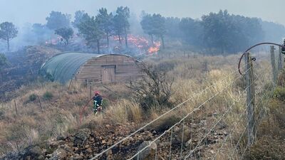 Marsilya yakınlarında yangın