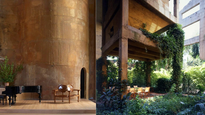 Terk edilmiş fabrikayı eve dönüştürmesi 45 yıl sürdü