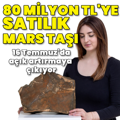 Mars taşı satışa çıkıyor