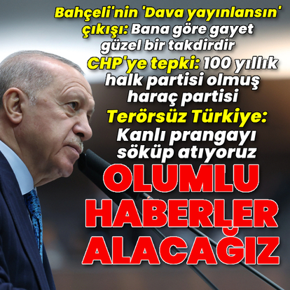 Cumhurbaşkanı Erdoğan'dan açıklamalar