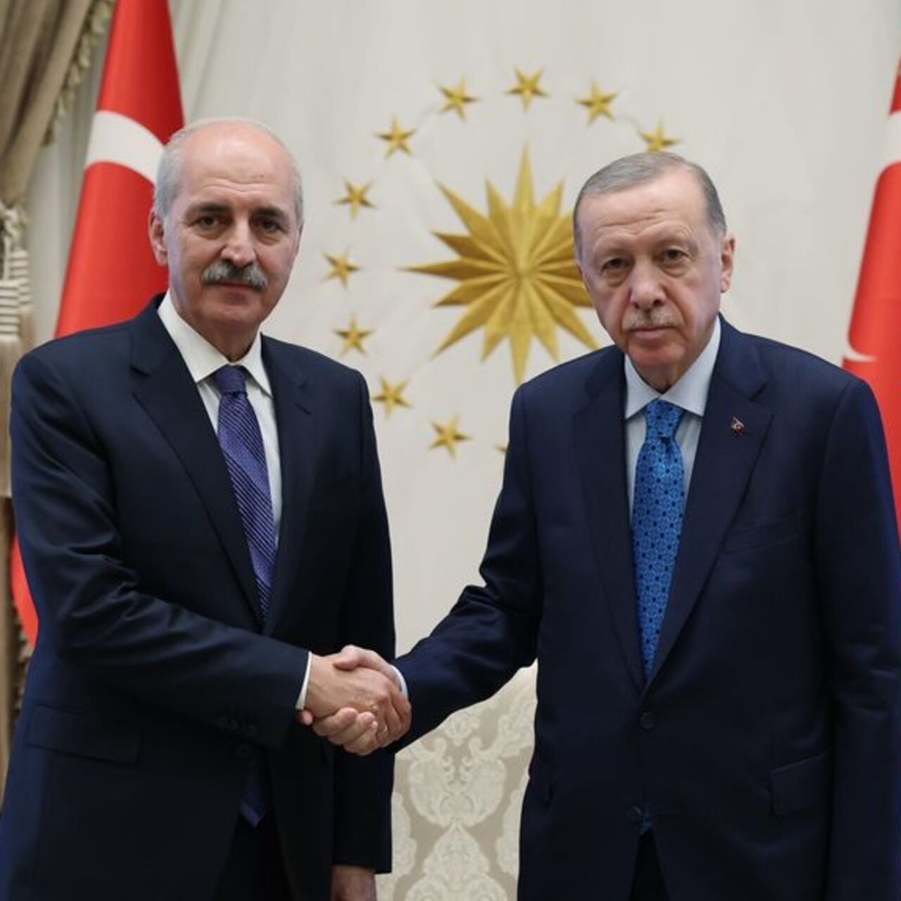 Cumhurbaşkanı Erdoğan, Kurtulmuş ile görüştü