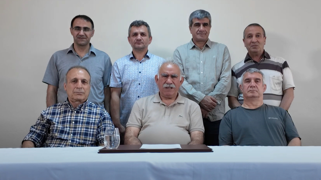 Öcalan'dan görüntülü mesaj