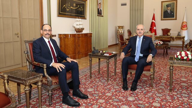 MİT Başkanı Kalın, Kurtulmuş ile görüştü