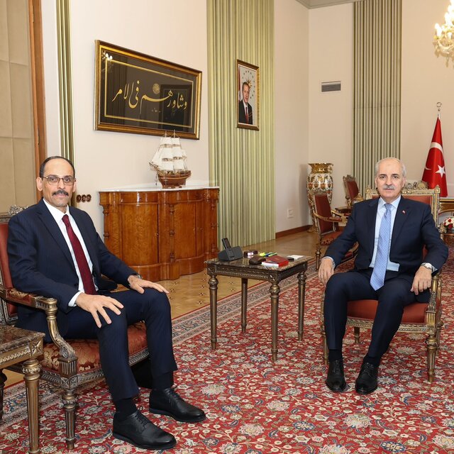MİT Başkanı Kalın, Kurtulmuş ile görüştü
