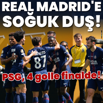 Paris Saint-Germain, Real Madrid'i dağıttı!