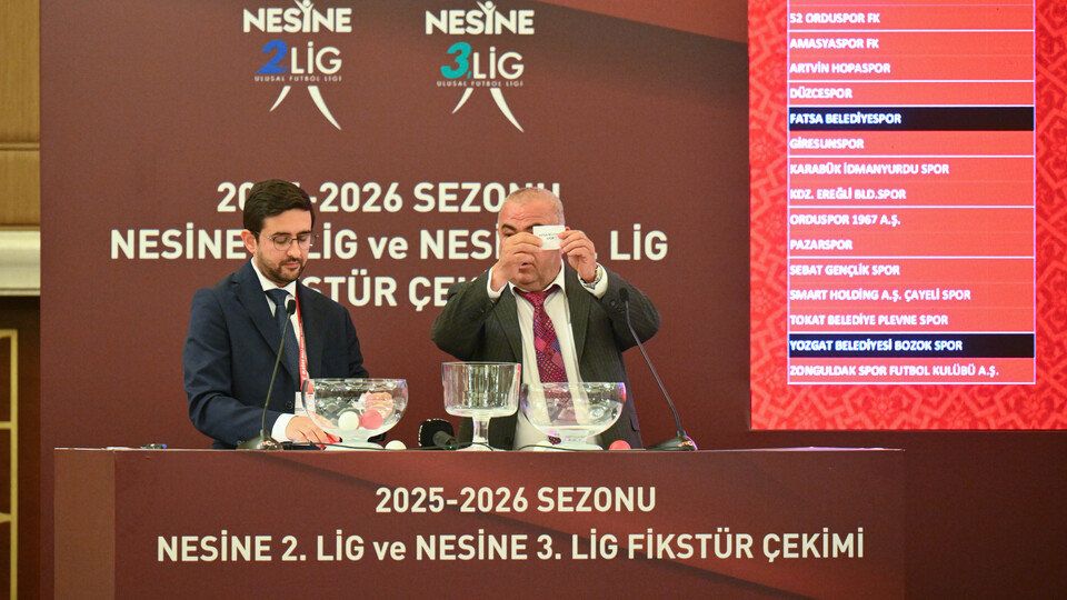 2. ve 3. Lig'de yeni sezon fikstürü çekildi!