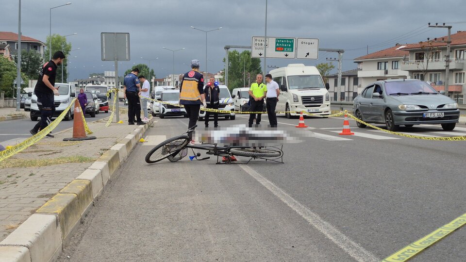 Yaya geçidinde kâbusu yaşadı!