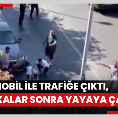 Amerika'dan getirilen otomobil ile trafiğe çıktı, dakikalar sonra yayaya çarptı