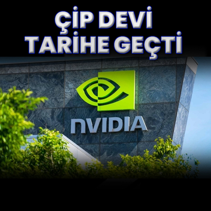 Nvidia, 4 trilyon dolarlık değerlemeyle tarihe geçti