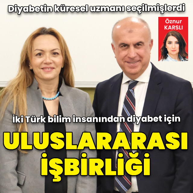 İki Türk bilim insanından diyabet için uluslararası işbirliği