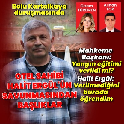 Halit Ergül'ün savunmasından başlıklar