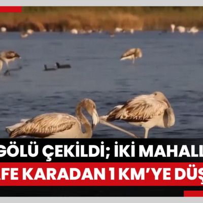 Van Gölü çekildi; iki mahalle arası mesafe karadan 1 kilometreye düştü