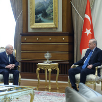 Cumhurbaşkanı Erdoğan, Bahçeli ile görüştü