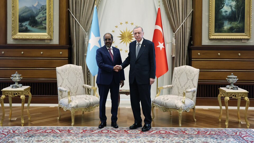 Somali Cumhurbaşkanı ile görüştü