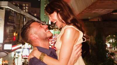 Bangkok'ta aşka geldiler