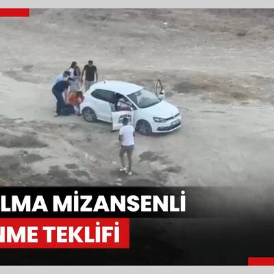 Kız arkadaşına vurulma mizansenli evlenme teklifi
