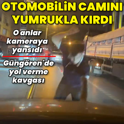 Güngören'de yol verme kavgası!