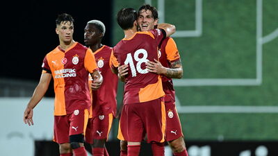 G.Saray'dan 5 gollü prova!