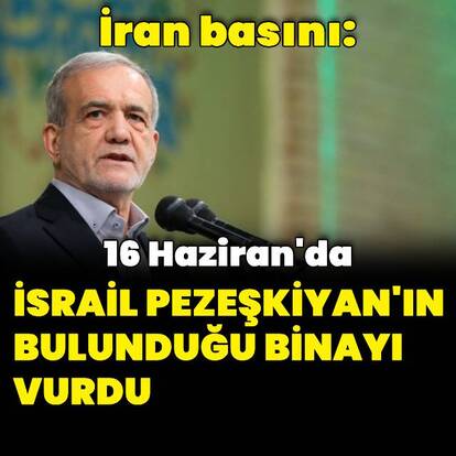 "Pezeşkiyan'ın bulunduğu bina vuruldu"