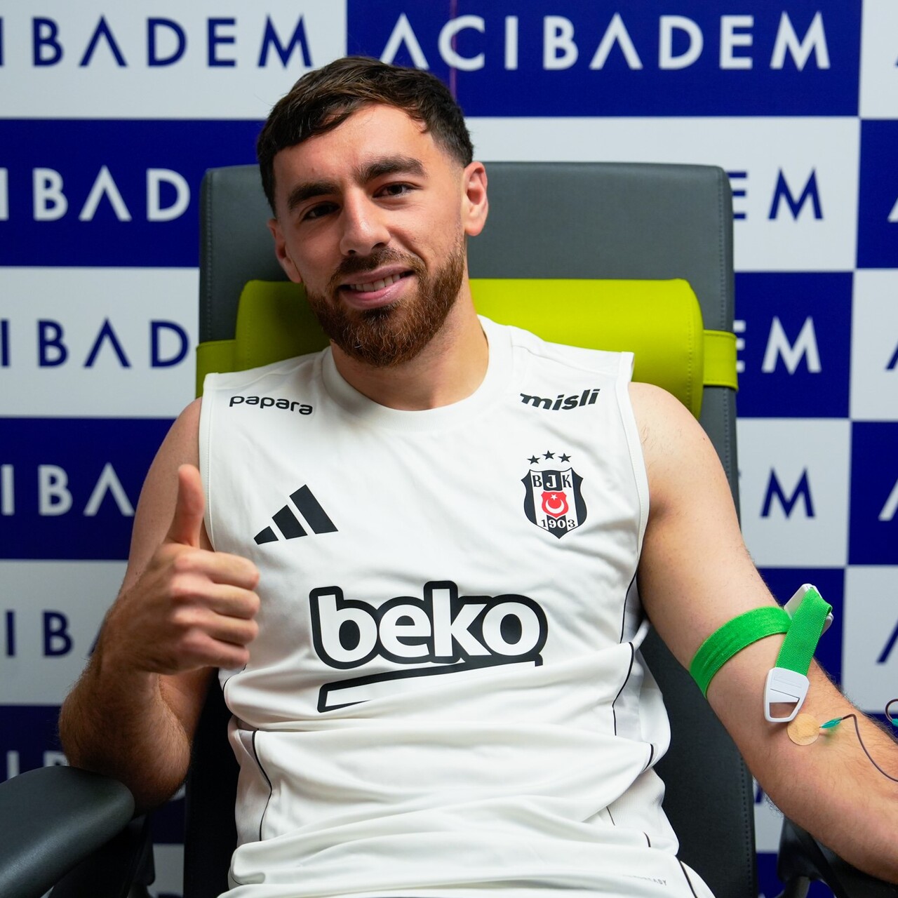 Orkun Kökçü, sağlık kontrolünden geçti