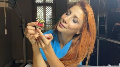 Köpeğin ısırdığı yavru kaplumbağaya veterinerde tedavi