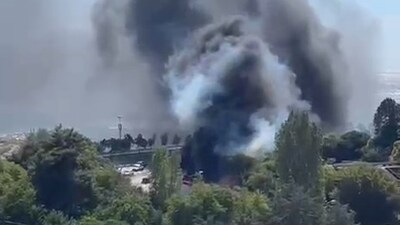 İSKİ'ye ait tesiste yangın!