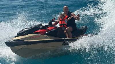 Hollywood yıldızı mavi turda